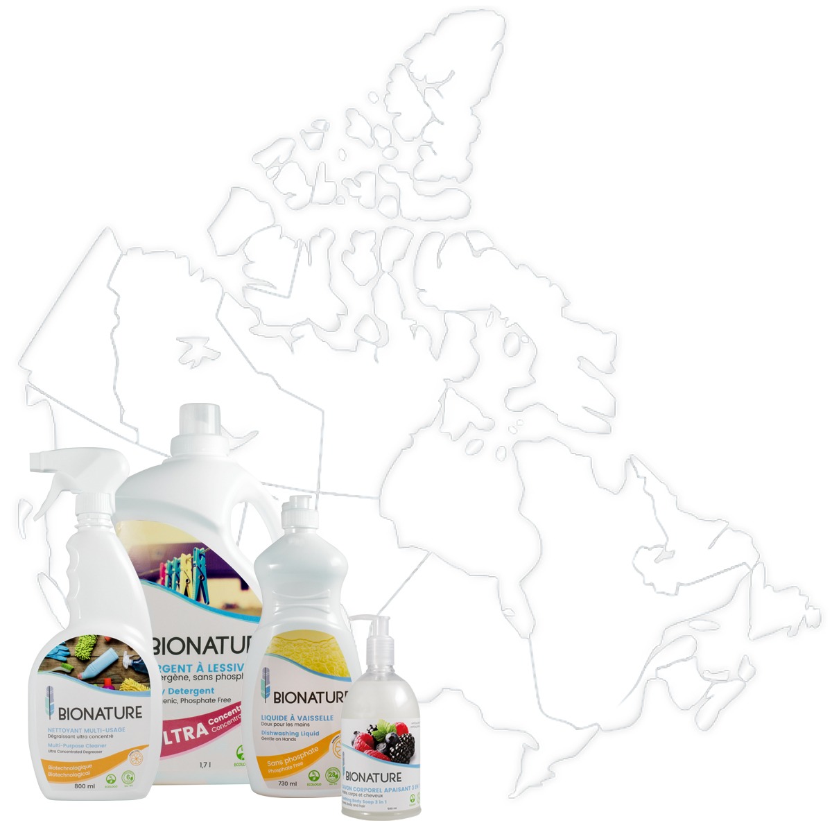 BIONATURE Liquid Hypoallergenic Fabric Softener BIO-563, #QCBIO563000, Montréal, Québec